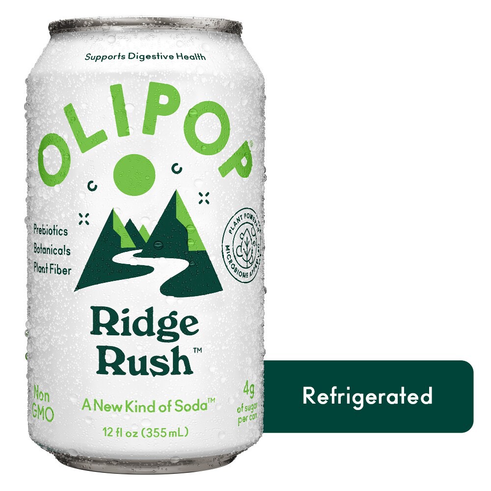 slide 3 of 6, Olipop Ridge Rush Soda - 12 fl oz, 12 fl oz