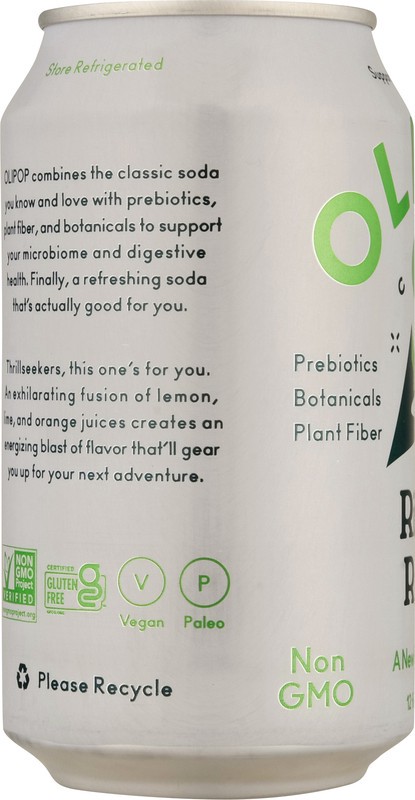 slide 4 of 5, Olipop Ridge Rush Soda - 12 fl oz, 12 fl oz