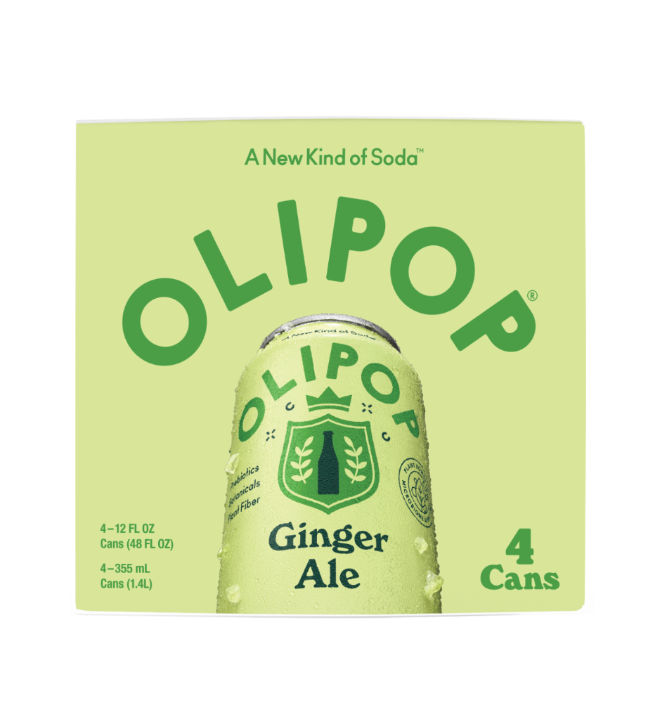 slide 4 of 4, Olipop Ginger Ale, 4 ct; 12 fl oz