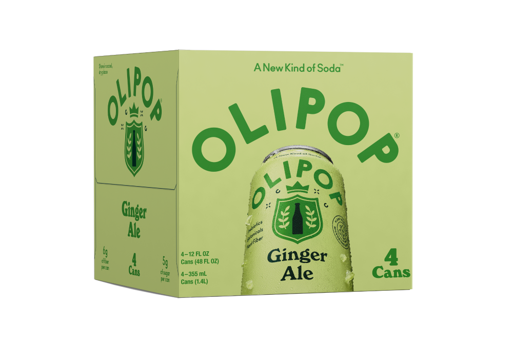 slide 3 of 4, Olipop Ginger Ale, 4 ct; 12 fl oz