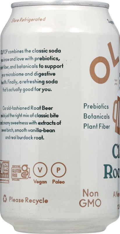 slide 5 of 5, Olipop Classic Root Beer 12 fl oz, 12 fl oz