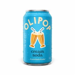 Olipop® Cream Soda Prebiotic Soda Can