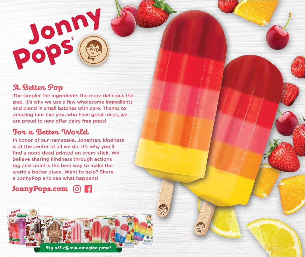 slide 5 of 6, Jonny Pops Organic Summer Sunrise Water Pops 8 PK, 8 ct