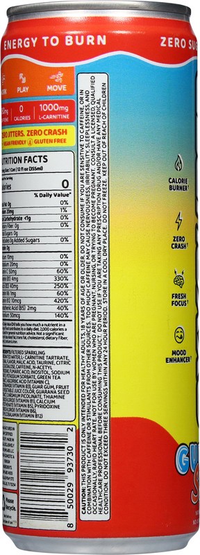 slide 2 of 5, Oxyshred Gummy Snake Energy Drink 12 fl oz, 12 fl oz