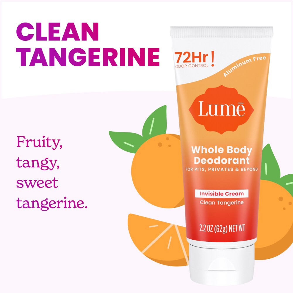 slide 3 of 6, Deo Cream 2.2Oz Tube Tangerine, 2.2 oz