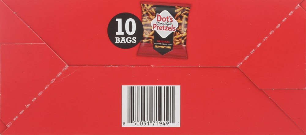 slide 5 of 5, Dot's Homestyle Pretzels Seasoned Original Pretzel Twists 10 ea, 10 ct