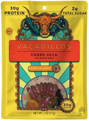 Vacadillos Chipotle Honey Carne Seca Air Dried Beef Jerky