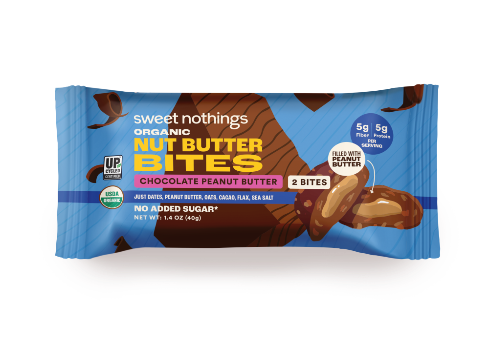 slide 4 of 4, Sweet Nothings Organic Chocolate Peanut Butter Nut Butter Bites - 2 Each, 2 ct