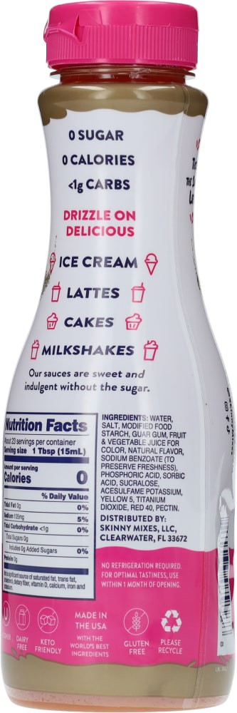 slide 2 of 3, Jordan's Skinny Mixes Salted Caramel Sauce Topping 12 fl oz, 12 oz