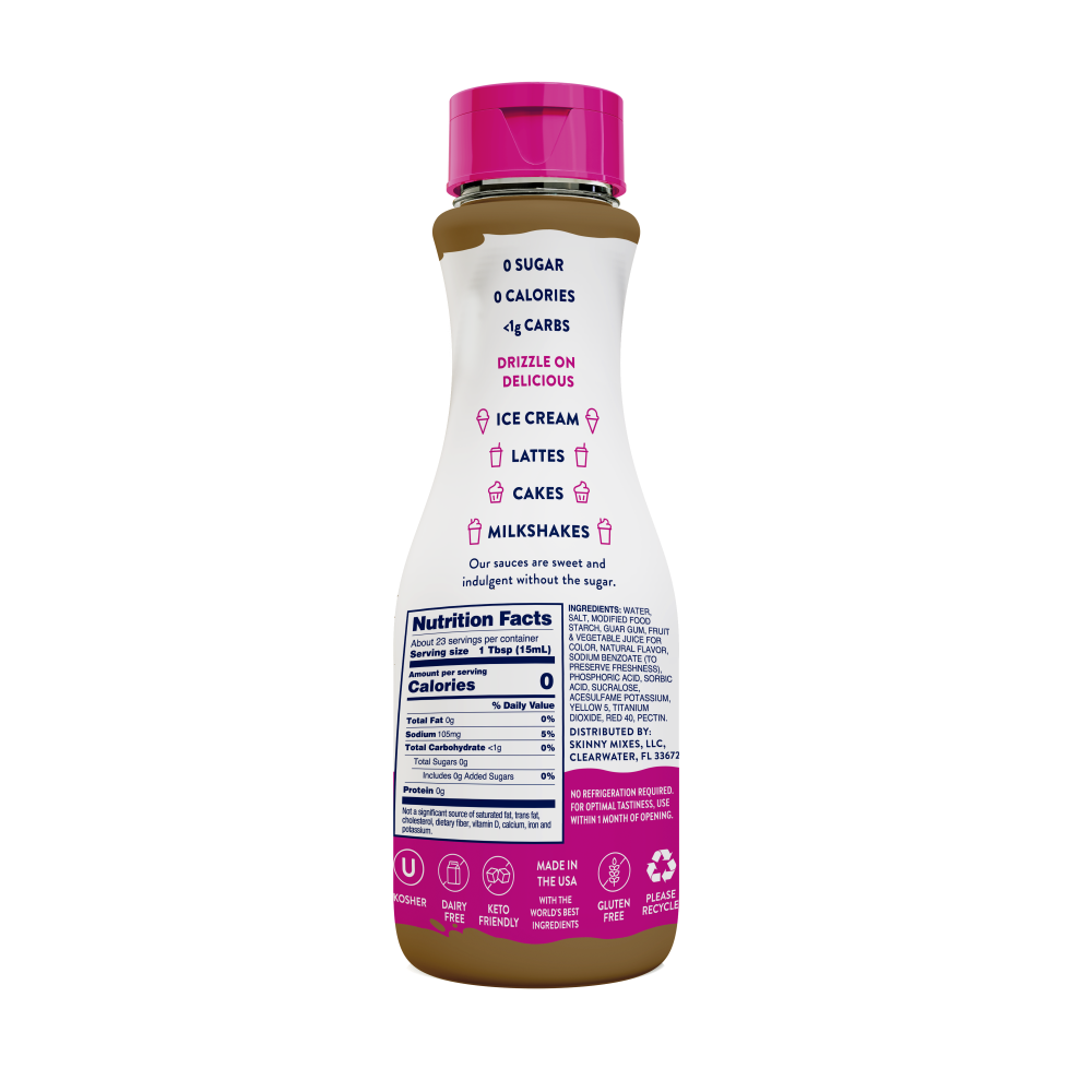 slide 5 of 5, Jordan's Skinny Mixes Salted Caramel Sauce Topping 12 fl oz, 12 oz