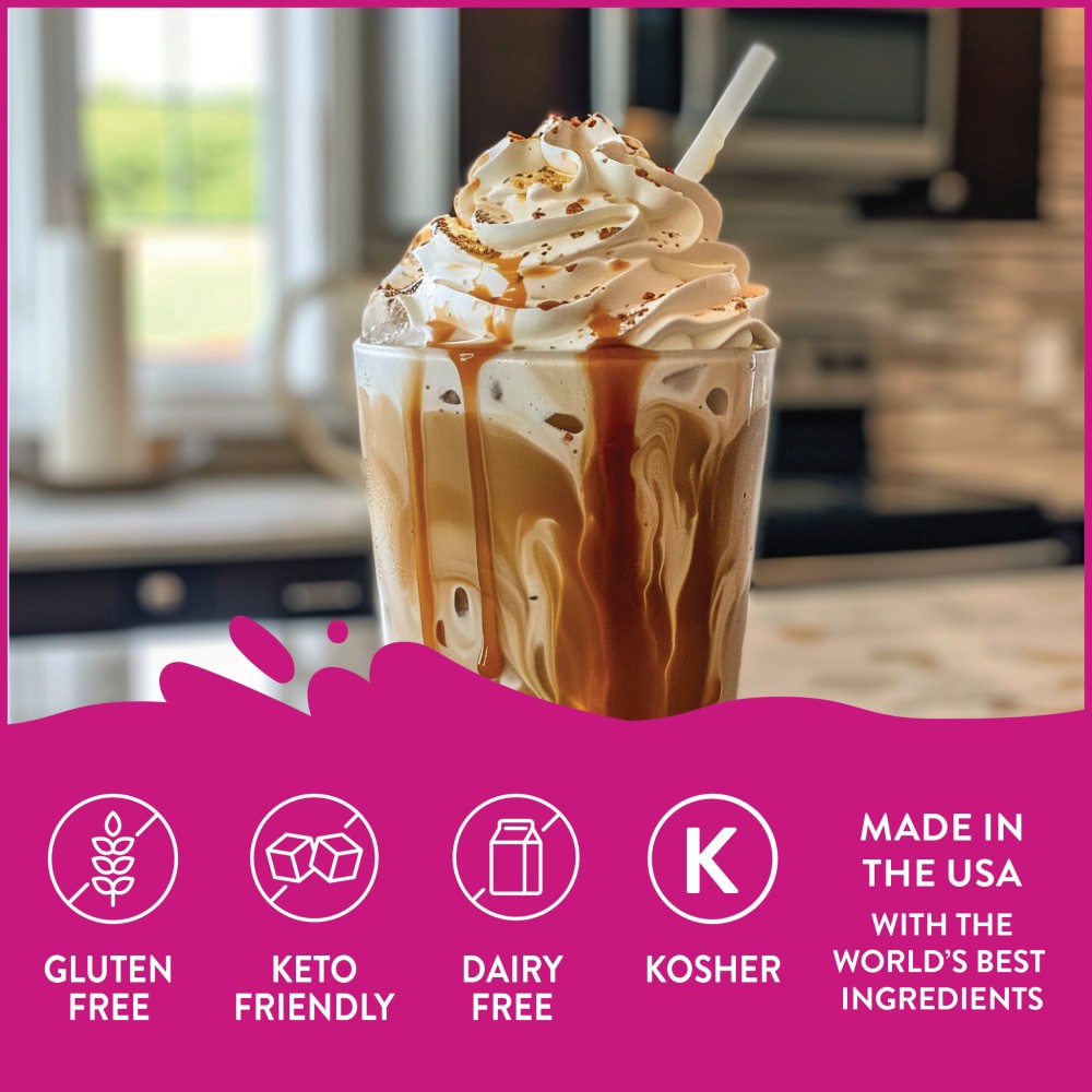 slide 4 of 5, Jordan's Skinny Mixes Salted Caramel Sauce Topping 12 fl oz, 12 oz