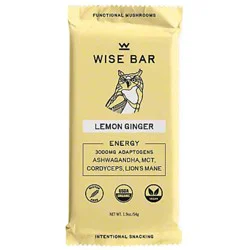 Wise Bar Lemon Ginger Energy Bar, 1.9 oz