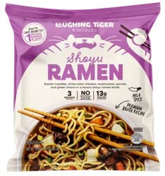 Laughing Tiger™ Shoyu Ramen Noodle Soup Frozen Meal, 18 oz