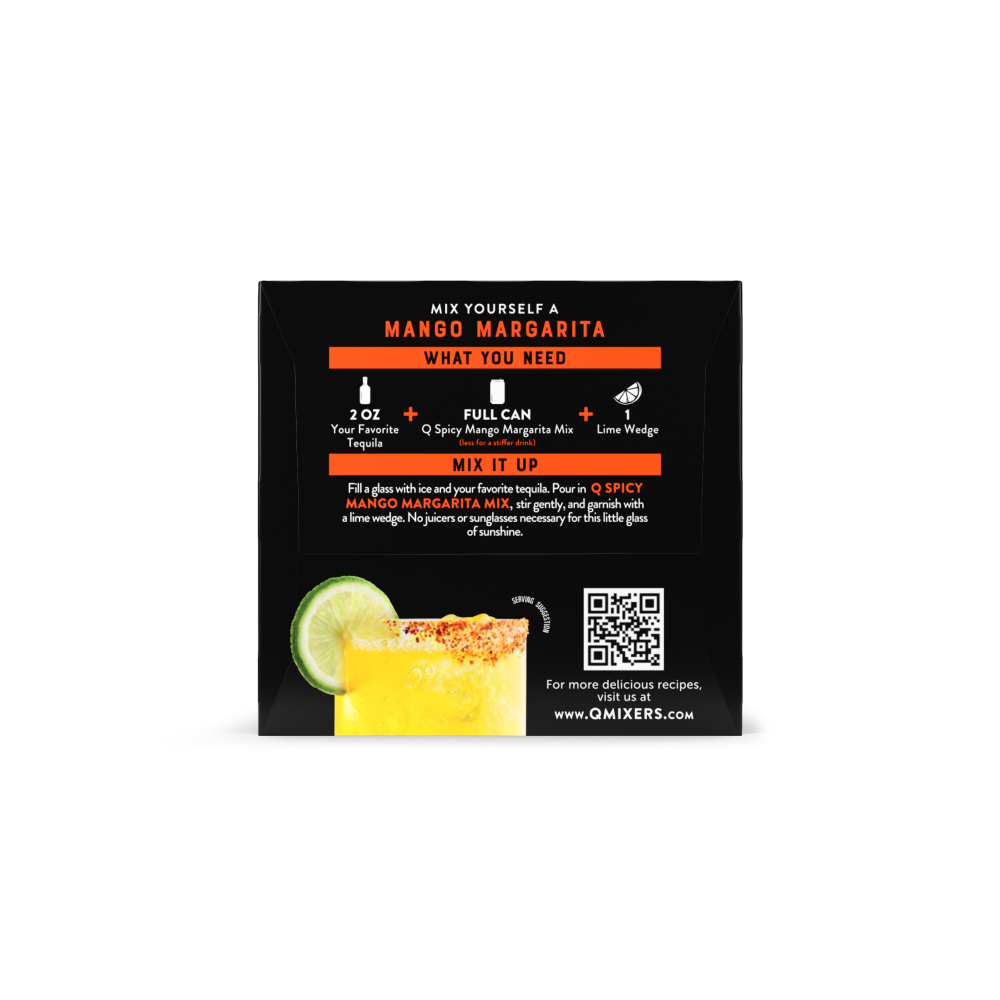 slide 6 of 6, Q Mixers Spicy Mango Margarita Mix Multipack - 4 ct; 7.5 fl oz, 4 ct; 7.5 oz