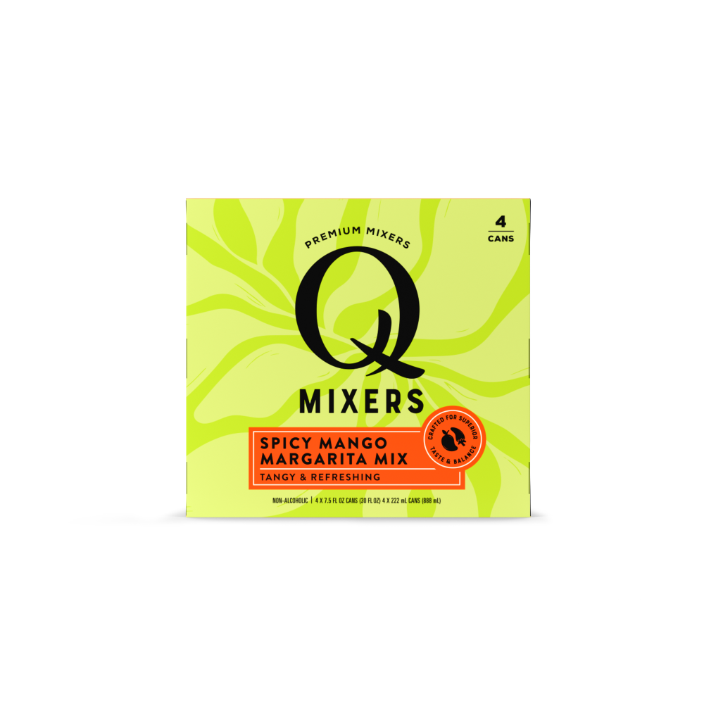 slide 3 of 6, Q Mixers Spicy Mango Margarita Mix Multipack - 4 ct; 7.5 fl oz, 4 ct; 7.5 oz