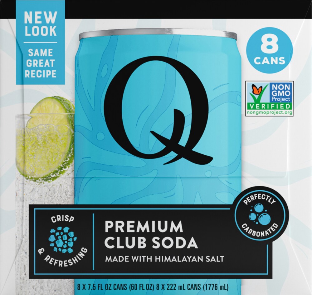 slide 2 of 5, Q Mixers Premium Club Soda Smart Buy Value Pack - 8 ct, 8 ct