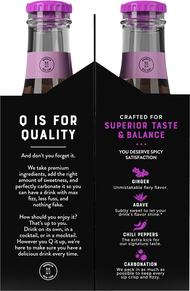 slide 3 of 4, Q Mixers Ginger Beer Bottles, 6 ct / 6.7 fl oz