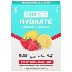 TruLabs Strawberry Lemonade Electrolyte Drink Mix