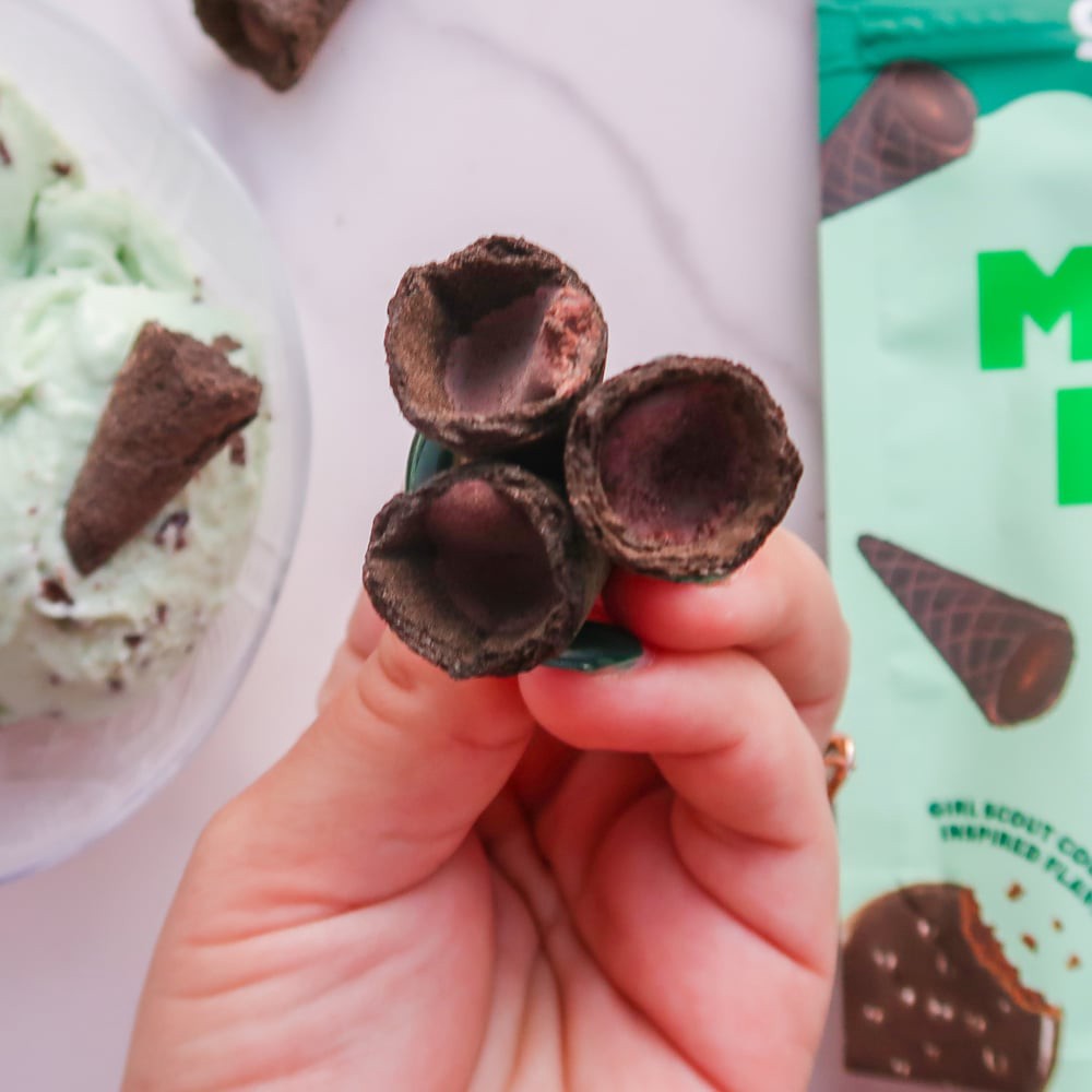 slide 4 of 4, Muddy Bites Girl Scout Thin Mints Waffle Cone Snacks 2.33 oz, 2.33 oz