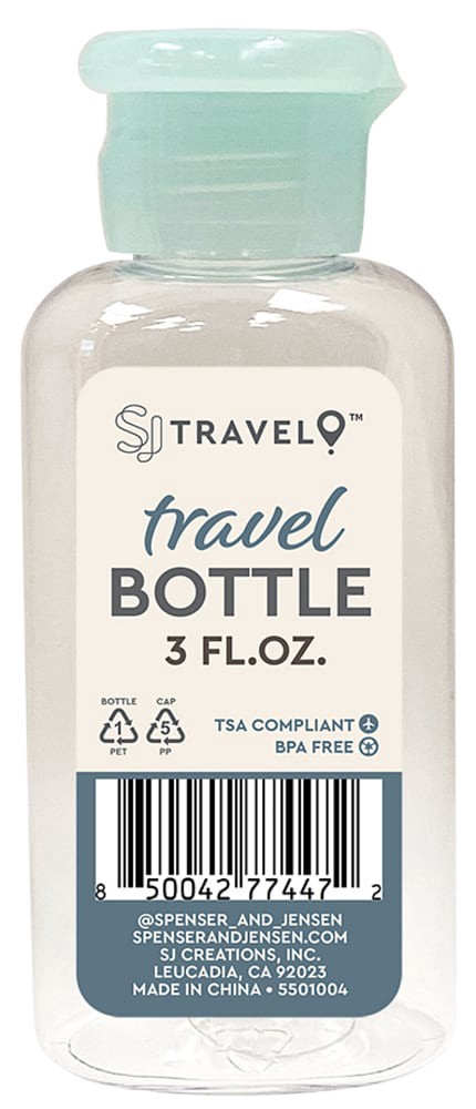 slide 1 of 1, Sj Travel Flip Top Bottle, 3 fl oz
