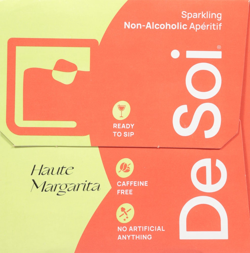 slide 4 of 5, De Soi Sparkling Non-Alcoholic Haute Margarita Aperitif 4 - 8 fl oz Cans, 4 ct