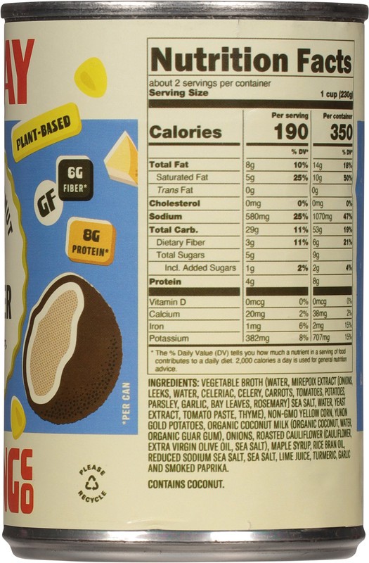 slide 2 of 5, Heyday Canning Co Creamy Coconut Corn Chowder 15 oz, 15 oz