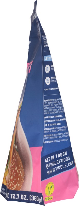 slide 4 of 5, Tindle Chicken Pb Patties, 9.1 oz