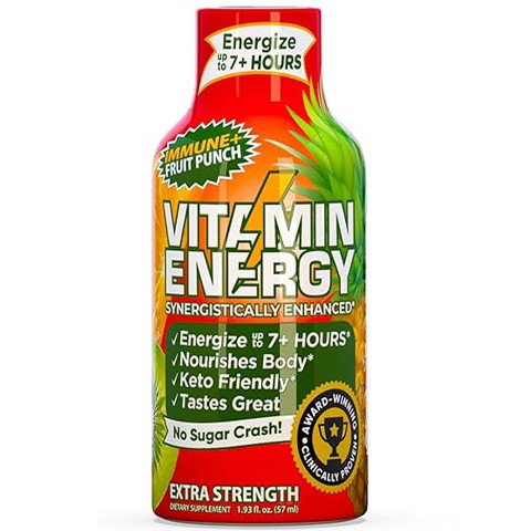 slide 1 of 1, Vitamin Energy Extra Strength Immune+ Fruit Punch, 1.93 oz