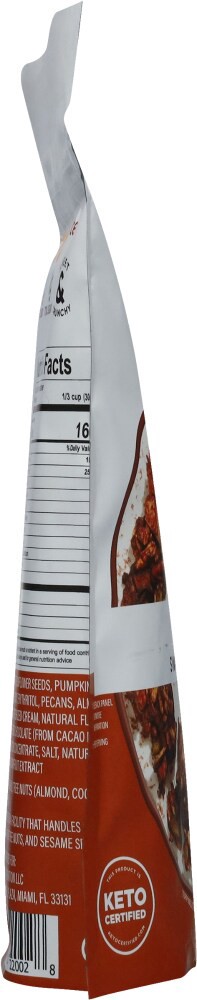 slide 4 of 4, NuTrail No Sugar Added Sweet & Crunchy Dark Chocolate Nut Granola 8 oz, 8 oz