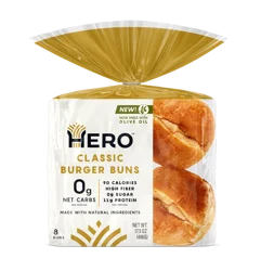 Hero Classic Hamburger Buns - 17.5 oz