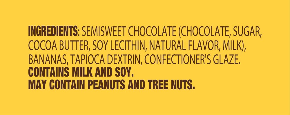 slide 4 of 6, Tru Fru Freeze Dried Bananas in Dark Chocolate, 3.4 oz, 3.4 oz