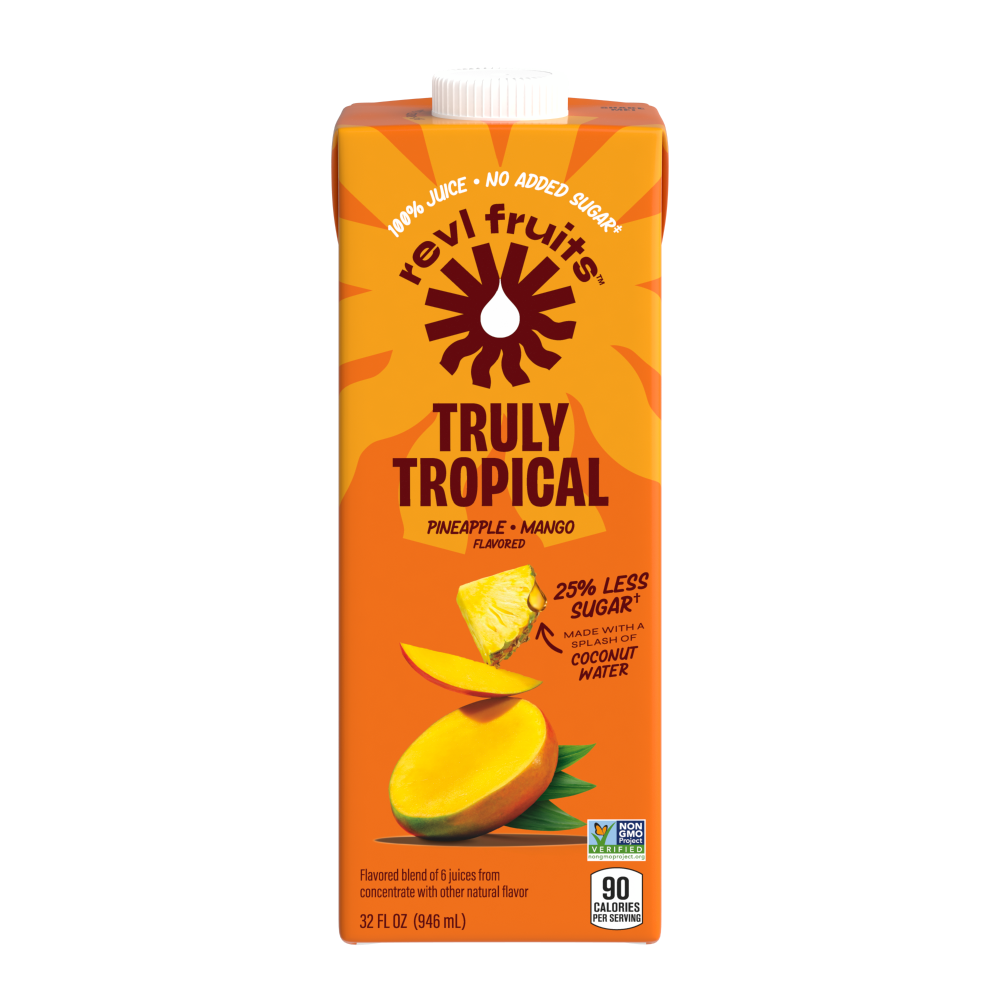 slide 5 of 5, Ocean Spray Revl Fruits Pineapple Mango Juice Blend - 32 fl oz, 32 fl oz