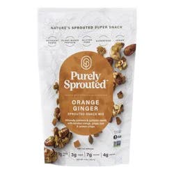 Purely Sprouted Sprouted Orange Ginger Snack Mix 4 oz