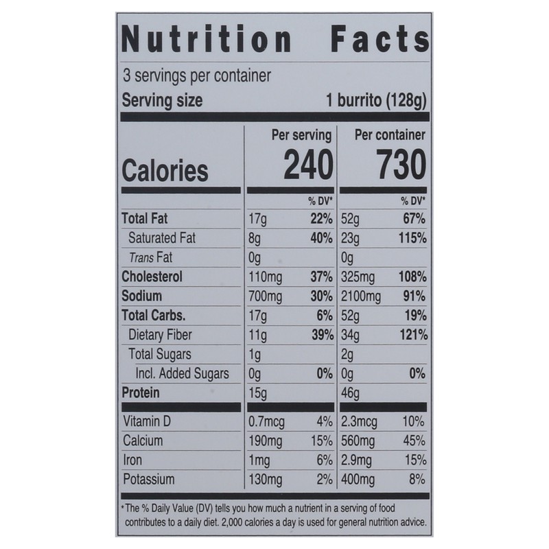 slide 2 of 5, Realgood Sausage Egg & Cheese Breaskfast Burritos 3 ea, 3 ct
