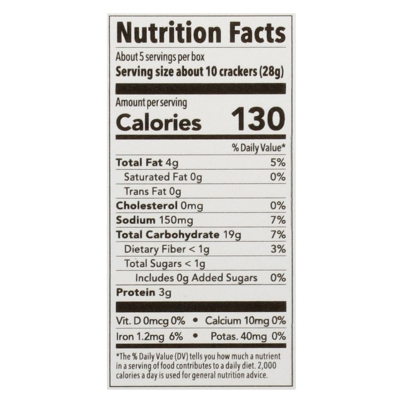 slide 4 of 5, Food Should Taste Good Sea Salt Pita Cracker, 5 oz