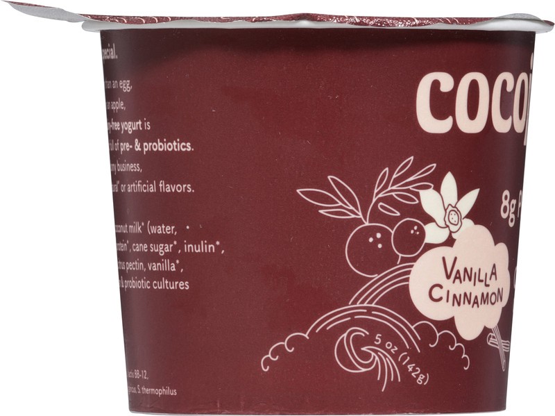slide 5 of 5, Cocojune Protein Yogurt Vanilla Cinnamon, 5 oz