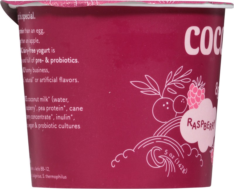 slide 3 of 5, Cocojune Protein Yogurt Raspberry, 5 oz