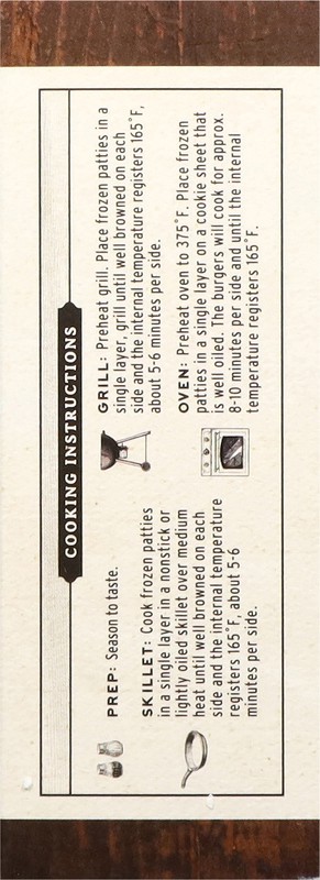 slide 4 of 5, Force Of Nature Beef Patties 2 ea, 2 ct