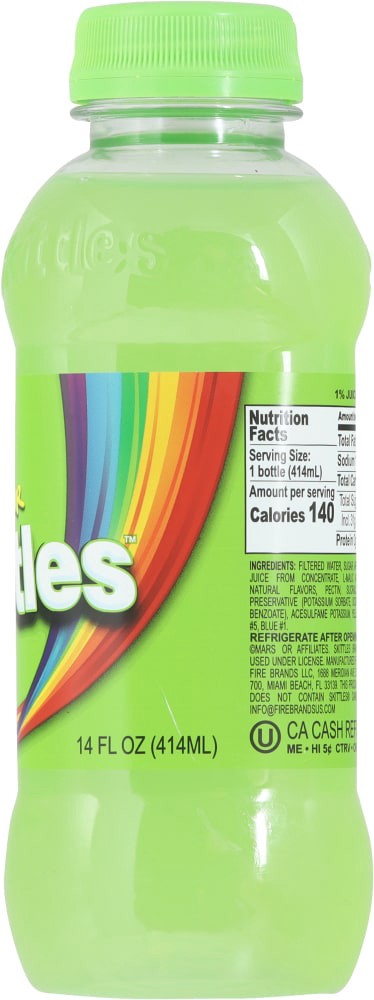 slide 2 of 3, Skittles Sour Drink 14 fl oz, 14 fl oz