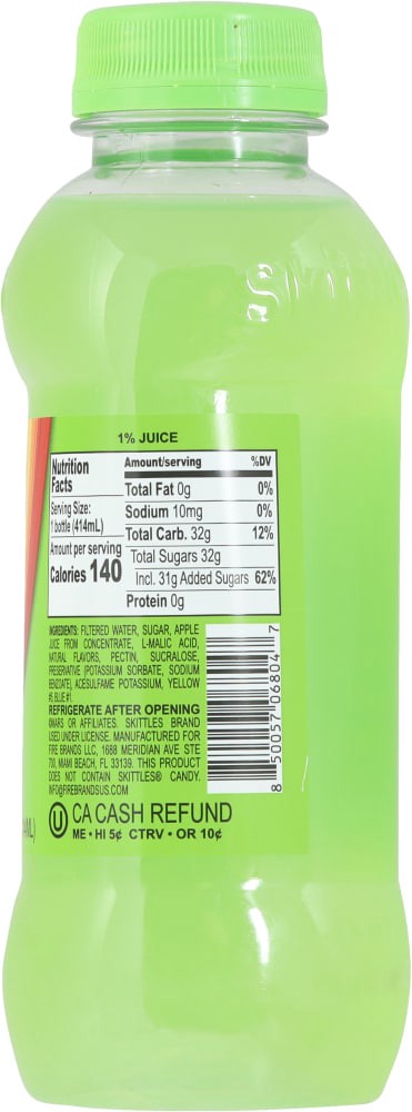 slide 3 of 3, Skittles Sour Drink 14 fl oz, 14 fl oz