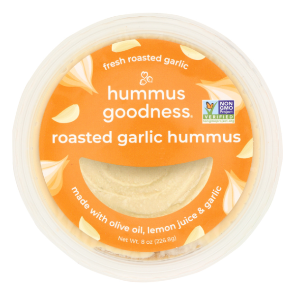 slide 1 of 1, Hummus Goodness Roasted Garlic Hummus, 8 oz