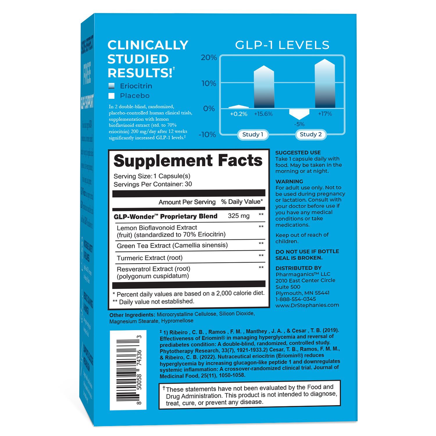 slide 2 of 4, Dr. Stephanie's GLP-Wonder Rapid Dissolving Capsules, 30 ct