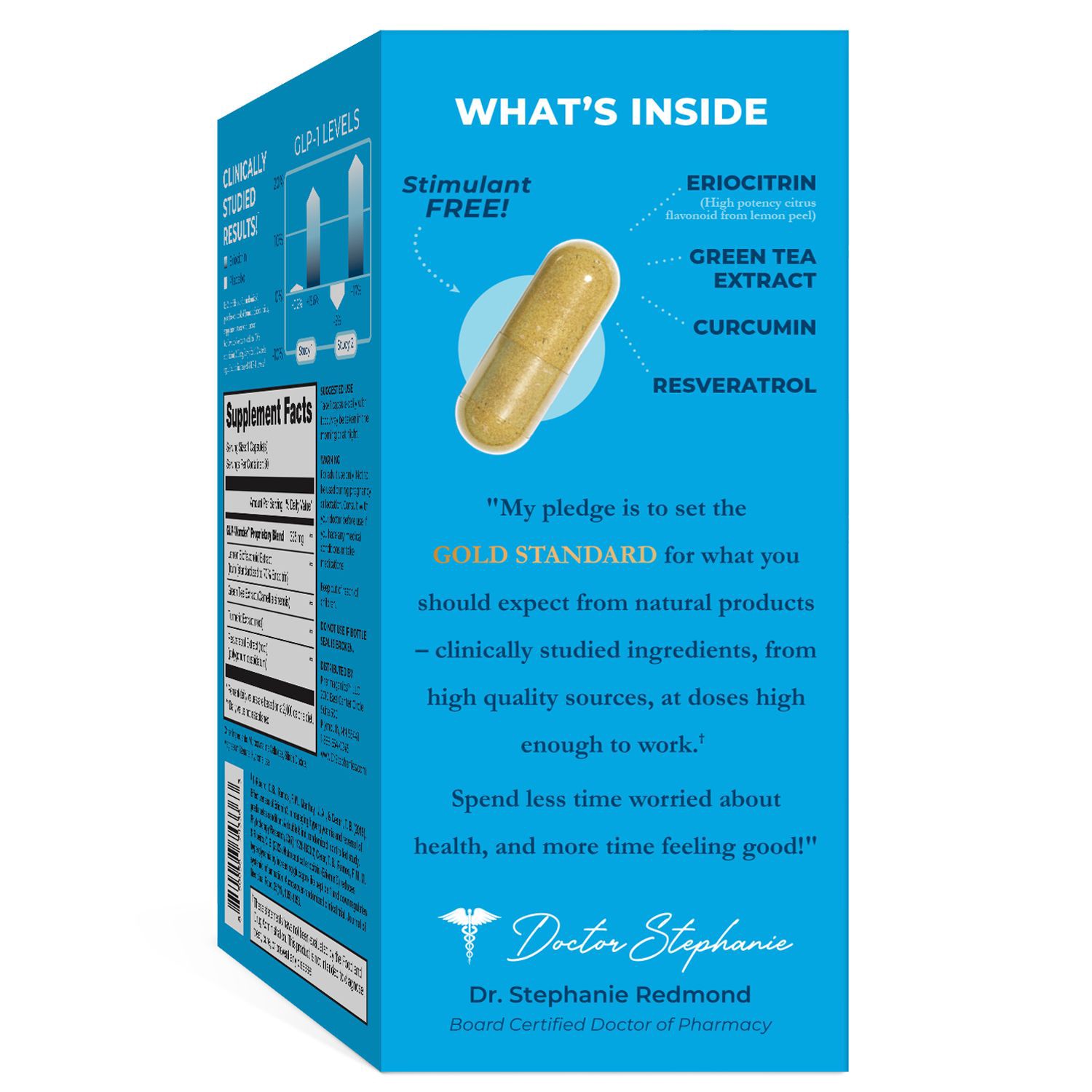 slide 3 of 4, Dr. Stephanie's GLP-Wonder Rapid Dissolving Capsules, 30 ct