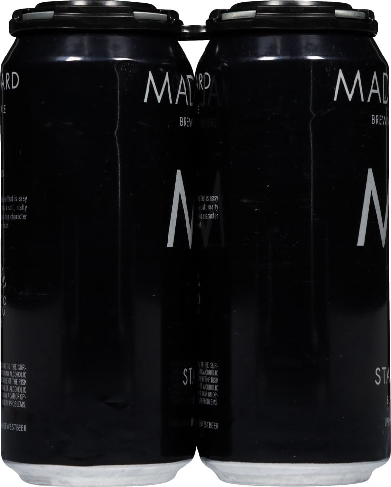 slide 4 of 4, Madewest Brewing Co. Standard Blonde Ale Beer, 6 cans / 16 fl oz