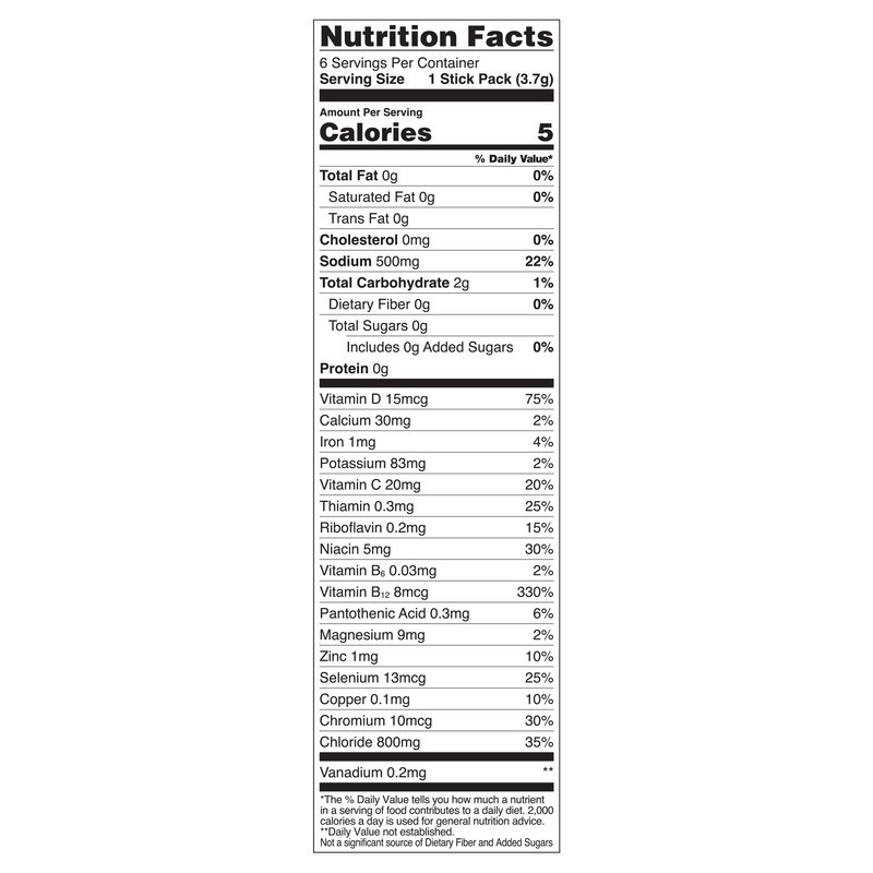 slide 3 of 5, TruLabs Hydrate Peach Mango Electrolyte Drink Mix Stick Packs - 6 ct, 6 ct