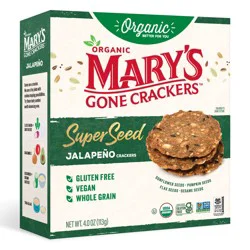 Mary's Gone Crackers™ Super Seed Jalapeño Crackers, 4 oz