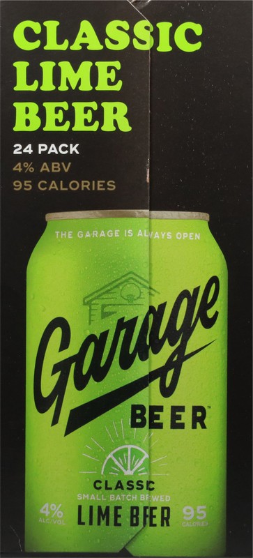 slide 2 of 5, Garage Beer Classic Lime Beer 24 - 12 fl oz Cans, 24 ct