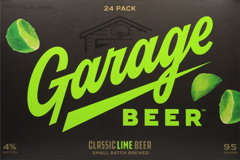 slide 3 of 5, Garage Beer Classic Lime Beer 24 - 12 fl oz Cans, 24 ct