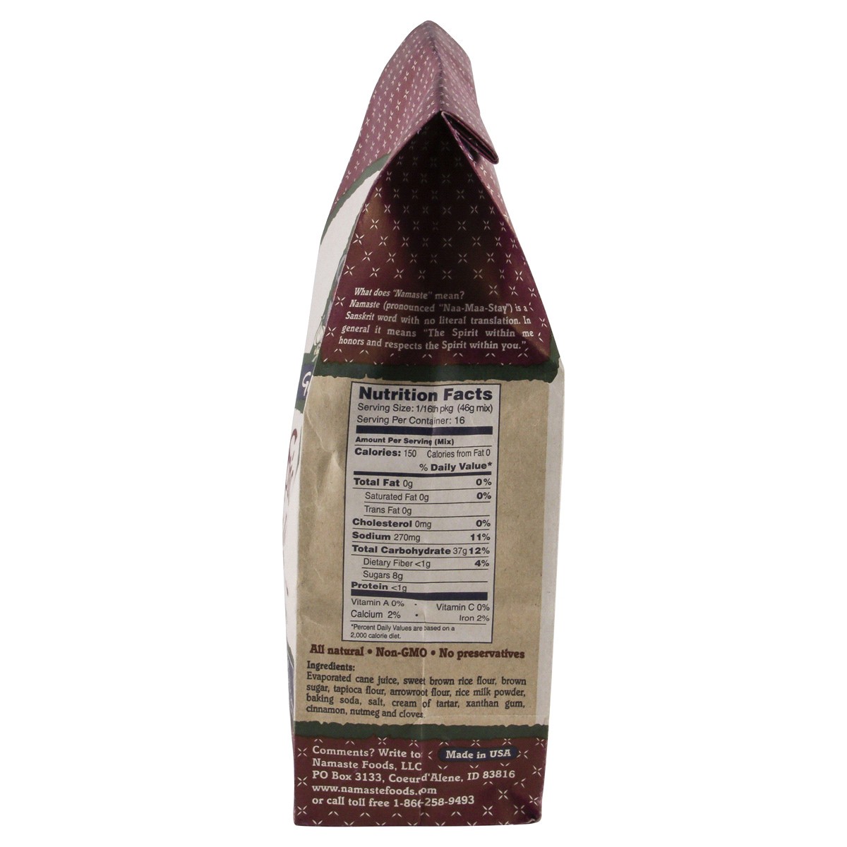 slide 2 of 5, Namaste Foods Gluten Free Spice Cake Mix, 26 oz