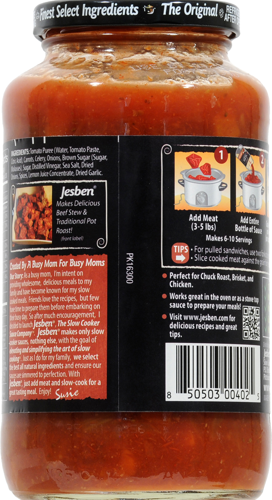 slide 4 of 4, Jesben Slow Cooker Sauce 24 oz, 24 oz